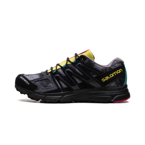 サロモン 黒色 ブラック "BODEGA YELLOW" スニーカー メンズ SALOMON X-MISSION 4 - BLACK L41714500 /|スニケス