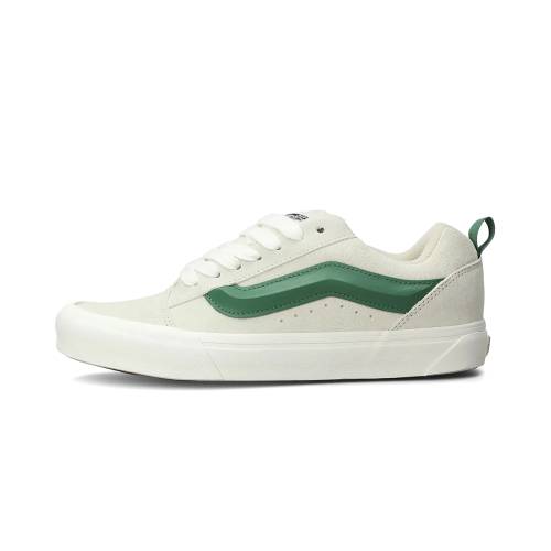 ヴァンズ バンズ ビンテージ ヴィンテージ スエードクロス スウェード \"WHITE GREEN\"" スニーカー メンズ VANS KNU SKOOL VINTAGE SUEDE VN000D6CWTM /"