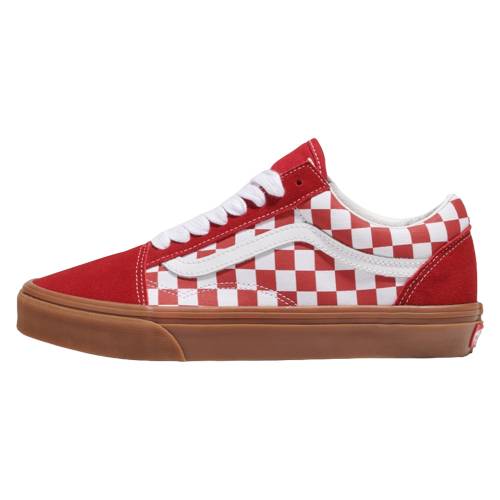 ヴァンズ バンズ 年寄りの学院 \"FAT RED\"" スニーカー メンズ VANS OLD SKOOL LACE CHECKER VN0A2Z42CJH1 /"