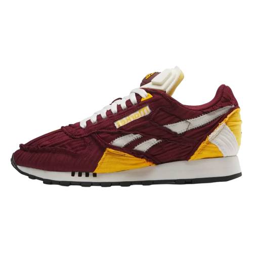 リーボック 古典派音楽 なめし革 揚水機 \"MAROON YELLOW\"" スニーカー メンズ REEBOK CLASSIC LEATHER PUMP \""MAROON/YELLOW\"" IF5895 /"