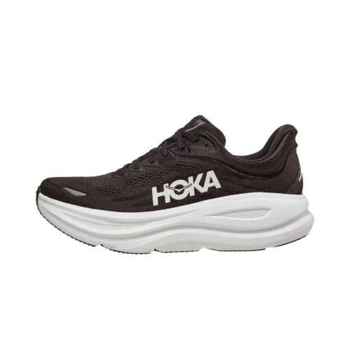 \"BLACK WHITE\"" スニーカー メンズ HOKA BONDI 9 1162011 BWHT /"