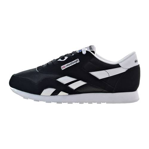 リーボック 古典派音楽 なめし革 ナイロン \"BLACKWHITE\"" スニーカー レディース REEBOK CLASSIC LEATHER NYLON WMNS \""BLACK-WHITE\"" 6606 /"