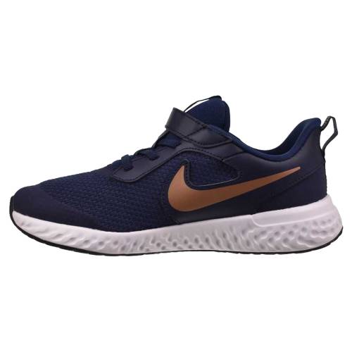 ナイキ レボリューション \"MIDNIGHT NAVY\" ジュニア キッズ NIKE REVOLUTION 5 PS BQ5672 400 / ベビー マタニティ スニーカー