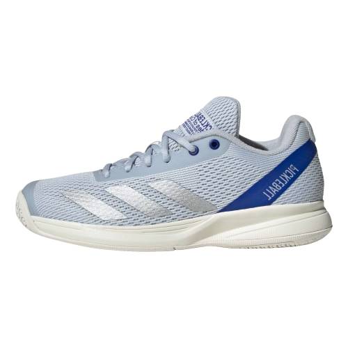 アディダス 青み 青色 しろがね色 しろがね色 \"HALO BLUE\"" スニーカー レディース ADIDAS PICKLEBALL WMNS BLUE SILVER METALLIC LUCID JQ3248 /"