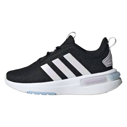 アディダス 黒色 ブラック 白色 ホワイト 青色 ブルー \"CORE DAWN\" ジュニア キッズ ADIDAS RACER TR23 GS BLACK CLOUD WHITE BLUE ID5372 / ベビー マタニティ スニーカー