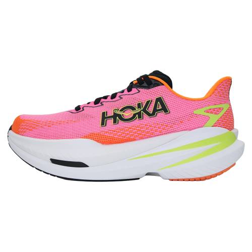 ローズ \"NEON TANGERINE\" スニーカー レディース HOKA MACH X 3 WMNS ROSE 1168721 NNRS /