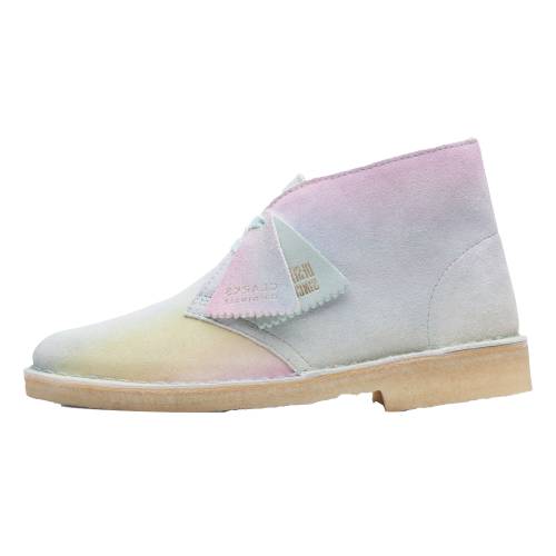 クラークス ブーツ 乾荒原ブーツ \"MULTI \"" スニーカー レディース CLARKS DESERT BOOT WMNS (RAINBOW)\"" 26165562 /"