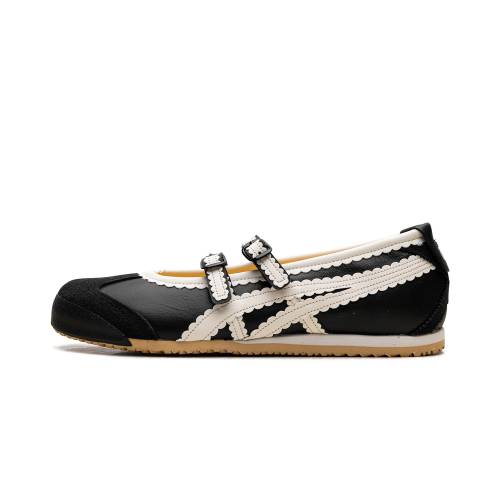 メキシコ合衆国 オニツカタイガー \"BLACK CREAM\"" スニーカー レディース ONITSUKA TIGER MEXICO 66 TGRS WMNS 1182A678 001 /"