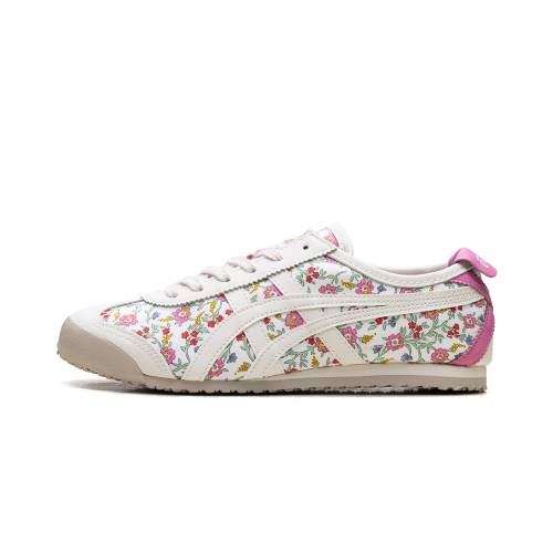 メキシコ ピンク オニツカタイガー \"CREAM FLORAL\" スニーカー メンズ ONITSUKA TIGER MEXICO 66 PINK 1183C392 101 /