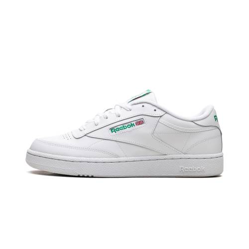 リーボック 野球クラブ \"WHITE GREEN\"" スニーカー メンズ REEBOK CLUB C 85 AR0456 /"