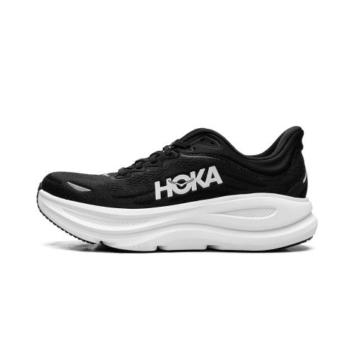 \"BLACK WHITE\"" スニーカー レディース HOKA BONDI 9 WMNS / 1162012 BWHT"