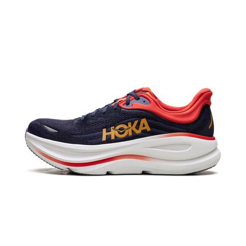 紺色 米国海軍 \"VARSITY BLUE\"" スニーカー メンズ HOKA BONDI 9 NAVY NAUTICAL 1162011 VTYN /"