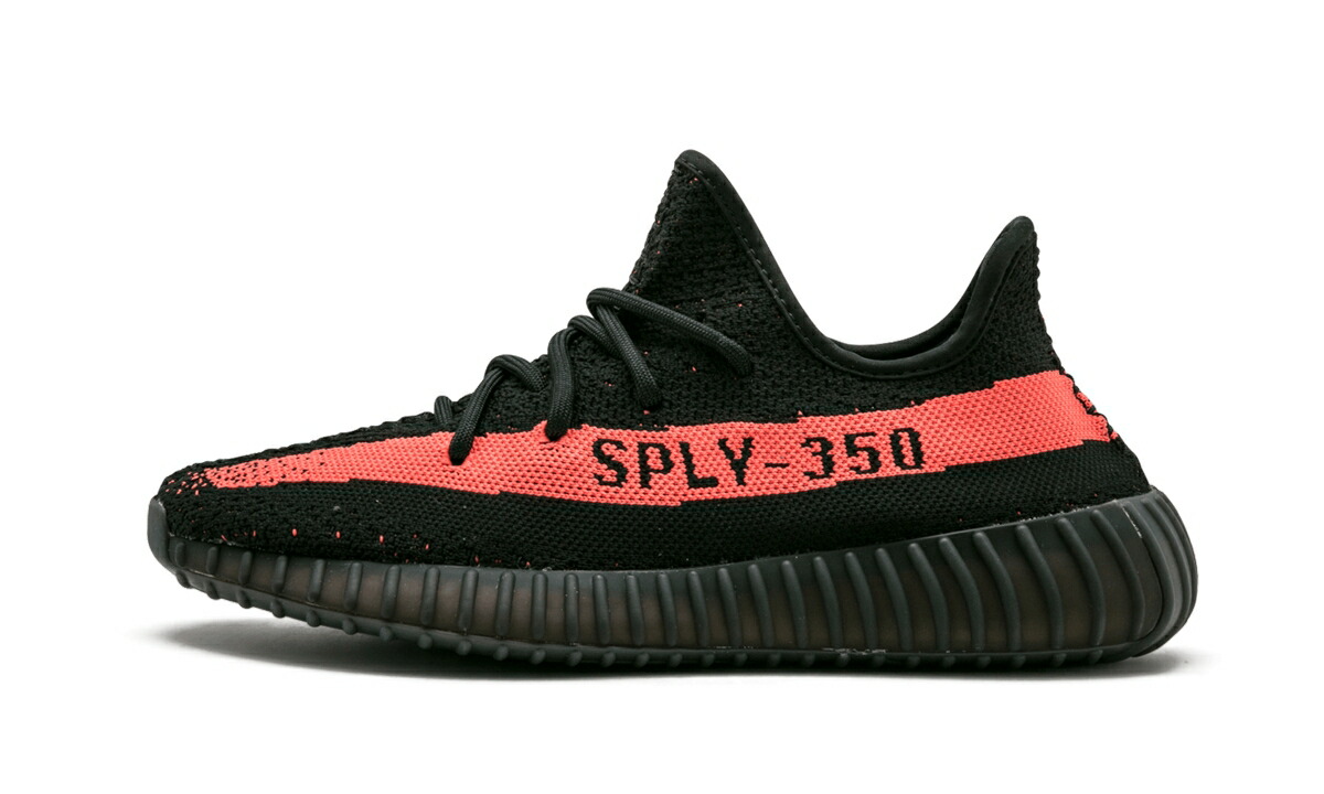 イージー ブースト 赤 レッド 黒色 ブラック \"CORED 2022\" スニーカー メンズ YEEZY BOOST 350 V2 RED BLACK 2016/2022\" BY9612 /