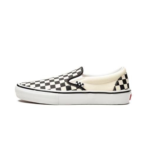 ヴァンズ バンズ 滑る スリッポン \"CHECKERBOARD\"" スニーカー メンズ VANS SKATE SLIP-ON VN0A5FCAAUH /"
