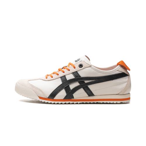 メキシコ 黒色 ブラック オニツカタイガー \"CREAM ORANGE\" スニーカー メンズ ONITSUKA TIGER MEXICO 66 SD BLACK 1183B301 100 /