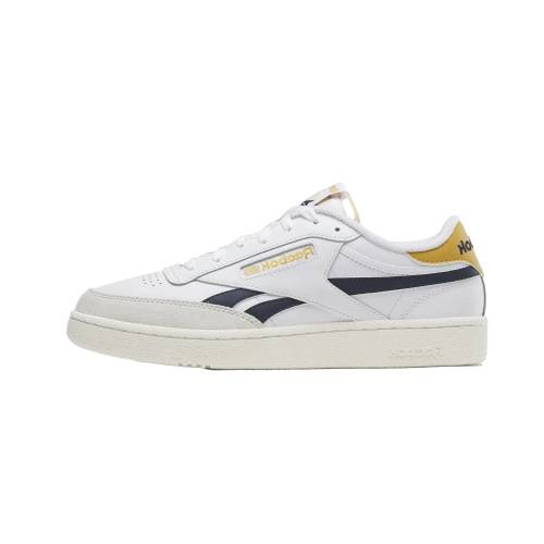 リーボック 野球クラブ \"WHITE YELLOW\"" スニーカー メンズ REEBOK CLUB C REVENGE \""WHITE/BLACK/YELLOW\"" ID9315 /"