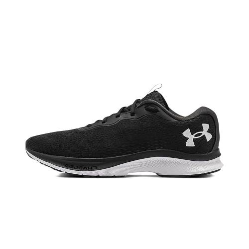 バンディット アンダーアーマー \"BLACK WHITE\"" スニーカー レディース UNDER ARMOUR CHARGED BANDIT 7 WMNS 3024189 003 /"