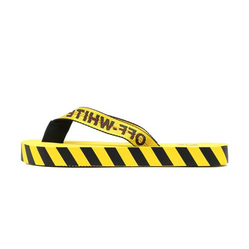 象牙色 砂浜サンダル \"YELLOW SS21\"" スニーカー メンズ OFF-WHITE INDUSTRIAL FLIP FLOPS OMIC002R21MAT0021810 /"
