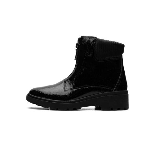 クラークス \"BLACK\"" スニーカー レディース CLARKS CALLA ZIP WMNS 26167694 /"