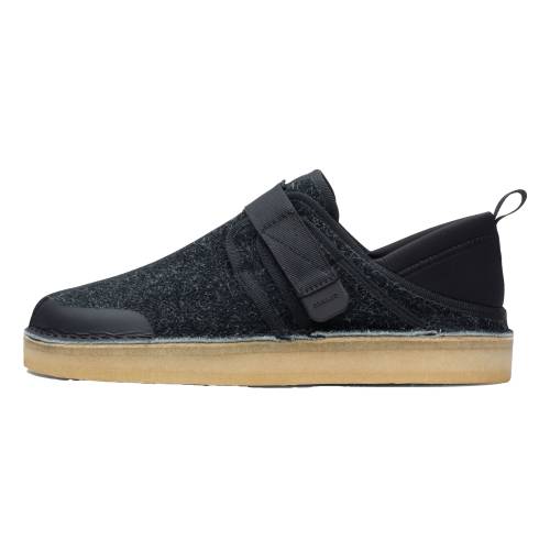 クラークス \"BLACK\"" スニーカー メンズ CLARKS TREK TAIYO 26165983 /"