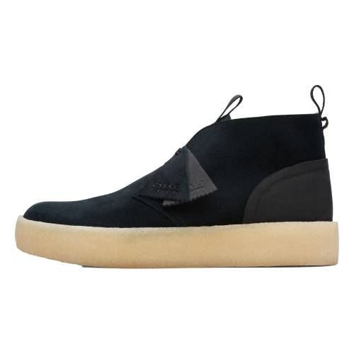 クラークス \"BLACK\"" スニーカー メンズ CLARKS DESERT CUP 26167868 /"