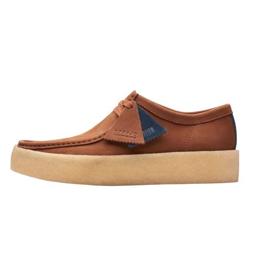 クラークス "TAN NUBUCK" スニーカー メンズ CLARKS WALLABEE CUP 26167989 /|スニケス