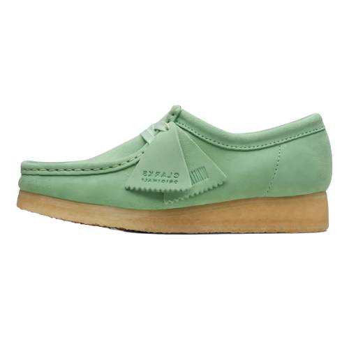 クラークス オリジナルス ブーツ \"PINE GREEN\"" スニーカー レディース CLARKS ORIGINALS WALLABEE BOOT WMNS 26169919 /"