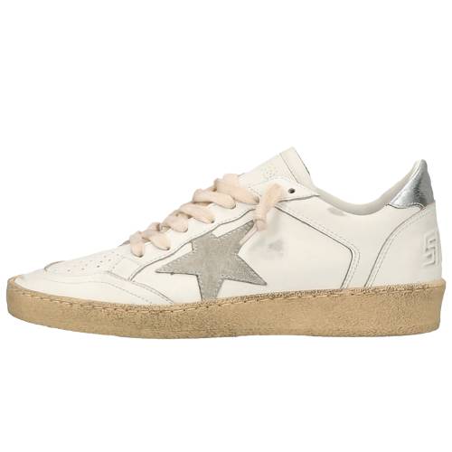 ゴールデングース \"WHITE GREY\" GWF00327.F004538.10273 スニーカー レディース GOLDEN GOOSE BALL STAR WMNS ICE /
