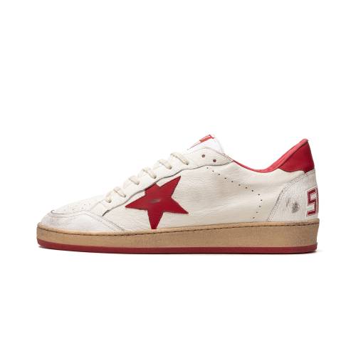 ゴールデングース "WHITE RED" スニーカー メンズ GOLDEN GOOSE BALL STAR /｜スニケス