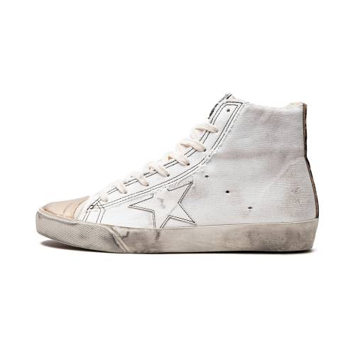ゴールデングース \"WHITE GOLD\"" スニーカー レディース GOLDEN GOOSE FRANCY CANVAS UPPER WMNS /"