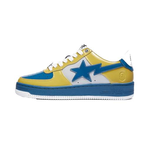 ベイプ 青色 ブルー \"NOSTALGIC YELLOW\" スニーカー メンズ BAPE STA BLUE / 1I80191006
