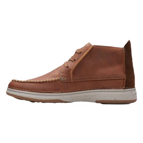 クラークス ミッド \"BROWN\" スニーカー メンズ CLARKS NATURE 5 MID 26168603 /