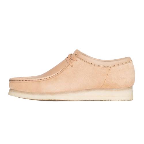 クラークス "LIGHT COMBINATION" スニーカー メンズ CLARKS WALLABEE TAN 26148596 /｜スニケス