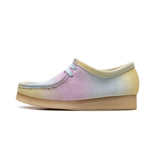 クラークス オリジナルス "WHITE BLUE" スニーカー レディース CLARKS ORIGINALS WALLABEE WMNS 26165563 /｜スニケス
