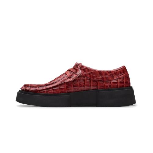 クラークス サクラ色 ぶどう酒色 バーガンディー \"MARTINE LEATHER\"" スニーカー レディース CLARKS TORVIEW WMNS ROSE - BURGUNDY 26183332 /"