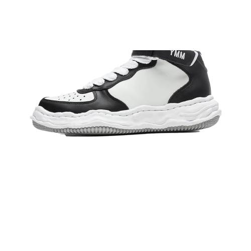 住みか ミハラヤスヒロ 靴 スニーカー ご機嫌 \"BLACK WHITE\"" メンズ MAISON MIHARA YASUHIRO WAYNE OG SOLE SNEAKER HIGH A08FW705-BLW /"
