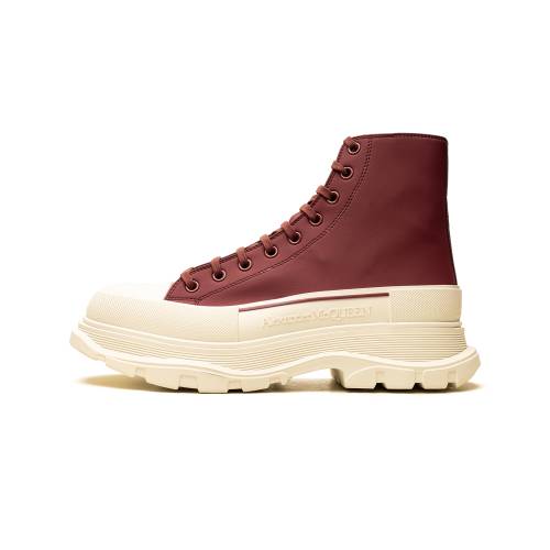 アレキサンダーマックイーン 靴 スニーカー \"WHITE BURGUNDY\"" メンズ ALEXANDER MCQUEEN OVERSIZED SNEAKER / 682417 6124"