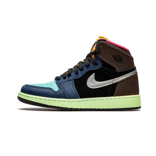 ナイキ ジョーダン 御機嫌 エアジョーダン \"BIO HACK\"" お坊っちゃん キッズ JORDAN AIR 1 RETRO HIGH OG GS 575441 201 / もの言う花 マタニティ スニーカー"