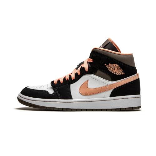 ナイキ ジョーダン ミッド "PEACH MOCHA" スニーカー レディース JORDAN AIR 1 MID SE WMNS DH0210 100 /｜スニケス