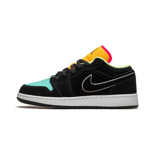 ナイキ ジョーダン \"AURORA GREEN\"" お坊っちゃん キッズ JORDAN 1 LOW SE GS CV9844 013 / もの言う花 マタニティ スニーカー"
