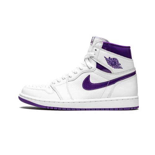 ナイキ ジョーダン 御機嫌 \"COURT PURPLE\"" スニーカー レディース JORDAN AIR 1 RETRO HIGH WMNS CD0461 151 /"