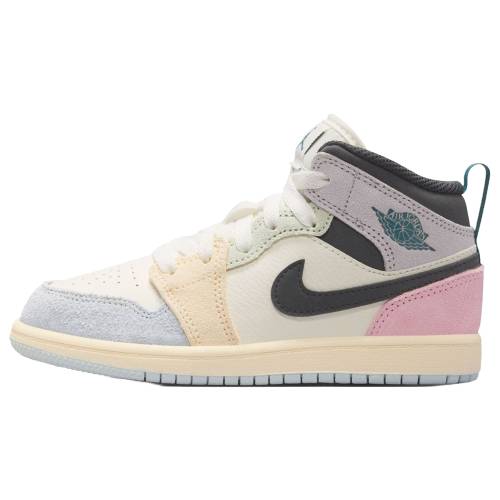 ナイキ ジョーダン ミッド エアジョーダン "SAIL PASTELS" ジュニア キッズ JORDAN AIR 1 MID PS IB7052 100 / ベビー マタニティ スニーカー｜スニケス