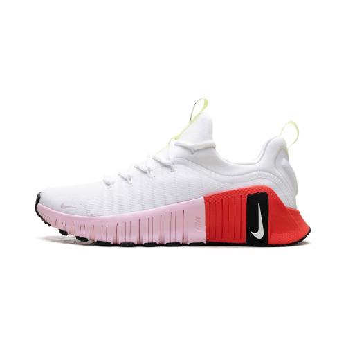 ナイキ 無償性 クリムゾン サクラ色 \"WHITE FOAM\"" スニーカー レディース NIKE FREE METCON 6 WMNS BARELY VOLT BRIGHT CRIMSON PINK IB4526 100 /"