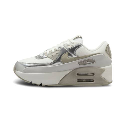 ナイキ マックス 薄墨色 薄墨色 大気圏マックス \"VAST PLATINUM\"" スニーカー レディース NIKE AIR MAX 90 LV8 WMNS GREY METALLIC IB0170 101 /"