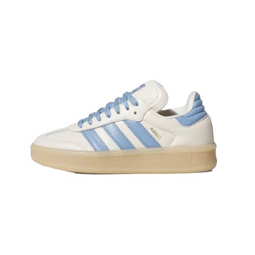アディダス サンバ 白いこと 白いこと \"WONDER BLUE\"" 御坊っちゃん キッズ ADIDAS SAMBA XLG GS WHITE ASH HQ0251 / もの言う花 マタニティ スニーカー"