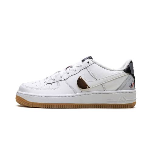 ナイキ 空軍 \"NBA\"" 御坊っちゃん キッズ NIKE AIR FORCE 1 LV8 HO20 GS CT3842 100 / もの言う花 マタニティ スニーカー"