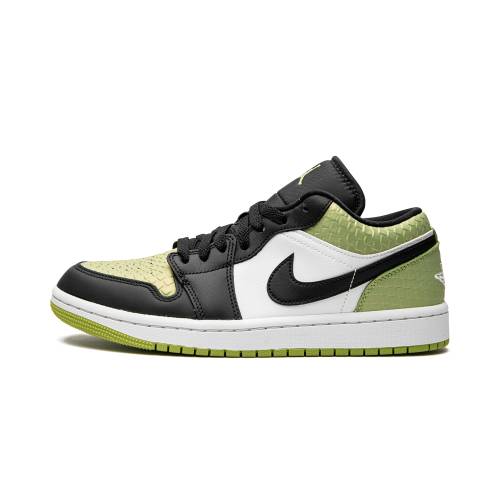ナイキ ジョーダン 緑 緑であること \"VIVID SNAKESKIN\"" スニーカー レディース JORDAN AIR 1 LO SE WMNS GREEN DX4446 301 /"