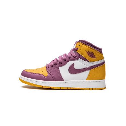 ナイキ ジョーダン ご機嫌 エアジョーダン \"BROTHERHOOD\"" 御坊っちゃん キッズ JORDAN AIR 1 RETRO HIGH OG GS 575441 706 / もの言う花 マタニティ スニーカー"