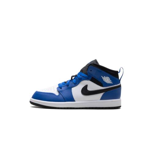 ナイキ ジョーダン ミッド "ゲームロイヤル 青 ブルー" ジュニア キッズ JORDAN 1 MID PS "GAME ROYAL" DQ8424 402 / ベビー マタニティ スニーカー｜スニケス