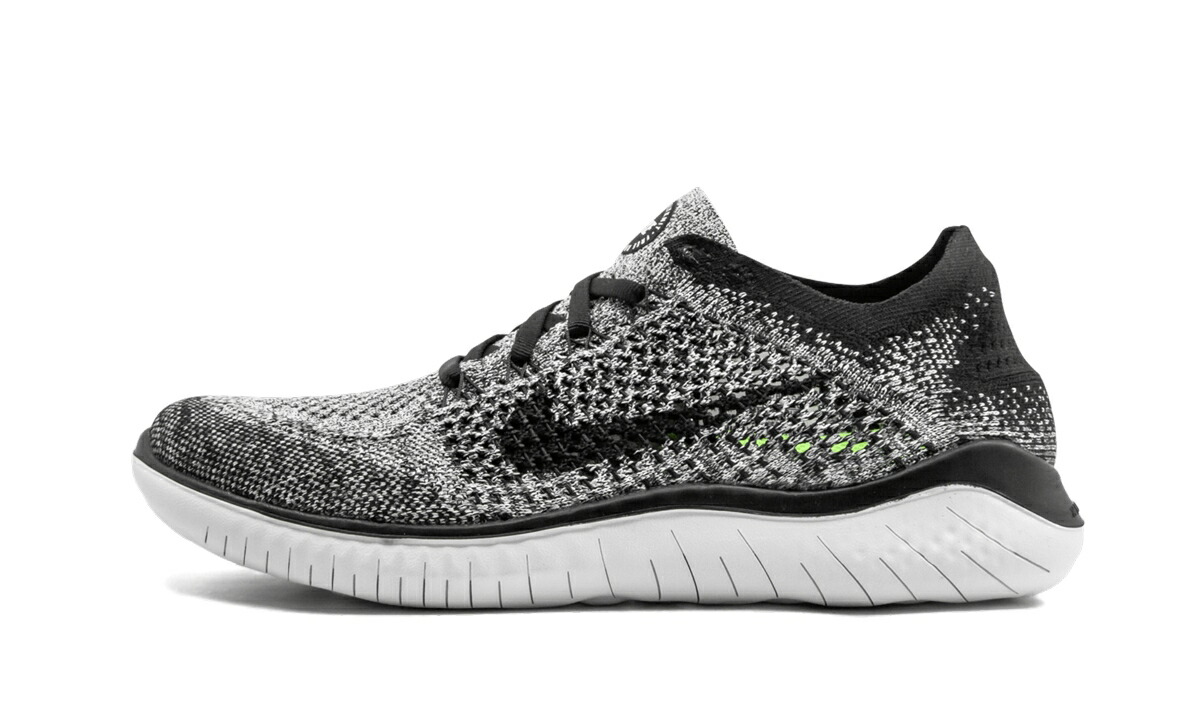 ナイキ 無償性 飛球編み物 \"OREO\"" スニーカー レディース NIKE FREE RN FLYKNIT 2018 WMNS 942839 101 /"